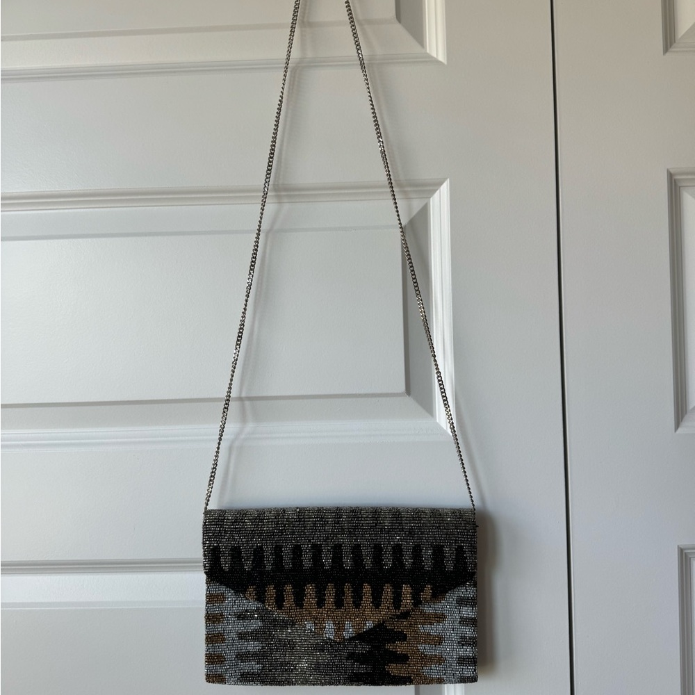 Beaded chain purse